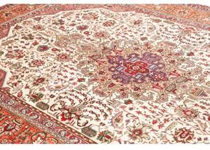 Tappeto Tabriz Stilizzato Avorio Terracotta 205x300 Cm