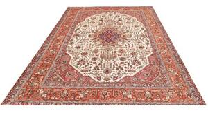 Tappeto Tabriz Stilizzato Avorio Terracotta 205x300 Cm