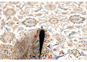 Tappeto Kashan Floreale Avorio Blu 308x430 Cm
