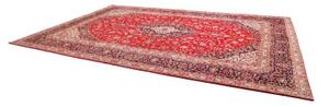 Tappeto Ardakan Medaglione Floreale Rosso Blu Scuro 300x452 Cm