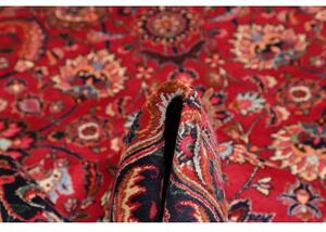 Tappeto Mashad Floreale Rosso Blu Scuro 303x383 Cm