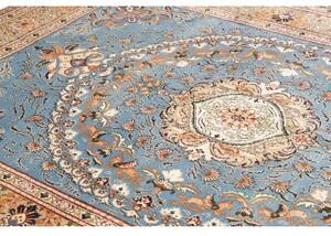 Tappeto Moud Medaglione Floreale Azzurro Beige 204x292 Cm