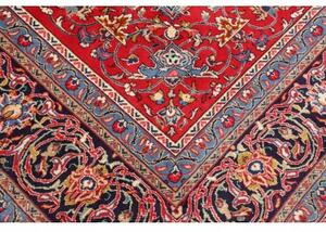 Tappeto Sarough Medaglione Floreale Rosso Blu 300x400 Cm