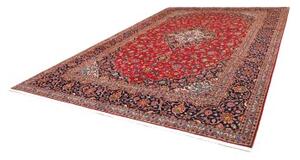 Tappeto Ardakan Medaglione Floreale Rosso Blu Scuro 300x425 Cm