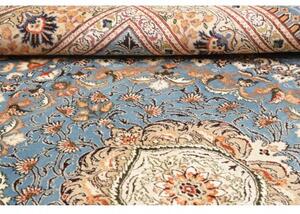 Tappeto Moud Medaglione Floreale Azzurro Beige 204x292 Cm