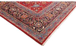 Tappeto Sarough Medaglione Floreale Rosso Blu 300x400 Cm