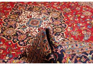 Tappeto Ardakan Medaglione Floreale Rosso Blu Scuro 300x425 Cm