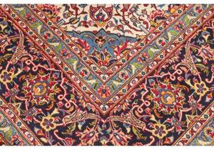 Tappeto Ardakan Medaglione Floreale Rosso Blu Scuro 276x407 Cm