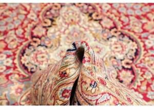 Tappeto Ardakan Medaglione Floreale Rosso Blu Scuro 273x387 Cm