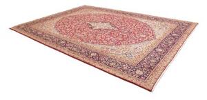 Tappeto Ardakan Medaglione Floreale Rosso Blu Scuro 273x387 Cm