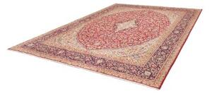 Tappeto Ardakan Medaglione Floreale Rosso Blu Scuro 273x387 Cm
