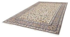 Tappeto Kashan Floreale Avorio Blu 232x353 Cm