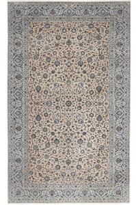 Tappeto Kashan Floreale Beige Blu 305x505 Cm
