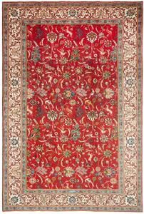 Tappeto Tabriz Figurativo Rosso Avorio 227x343 Cm