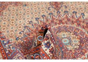 Tappeto Moud Medaglione Floreale Rosso Ruggine Blu Avio 256x304 Cm