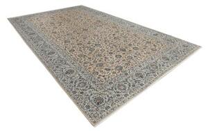 Tappeto Kashan Floreale Beige Blu 305x505 Cm