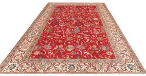 Tappeto Tabriz Figurativo Rosso Avorio 227x343 Cm