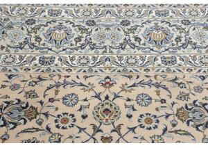 Tappeto Kashan Floreale Beige Blu 305x505 Cm