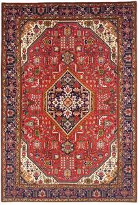 Tappeto Tabriz Stilizzato Rosso Blu Scuro 205x303 Cm
