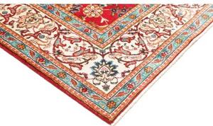 Tappeto Tabriz Figurativo Rosso Avorio 227x343 Cm