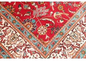 Tappeto Tabriz Figurativo Rosso Avorio 227x343 Cm