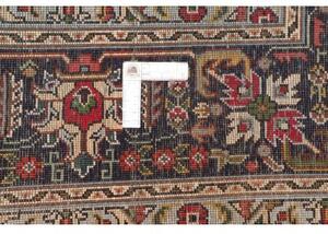 Tappeto Tabriz Stilizzato Rosso Blu Scuro 200x302 Cm