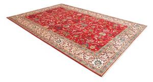 Tappeto Tabriz Figurativo Rosso Avorio 227x343 Cm