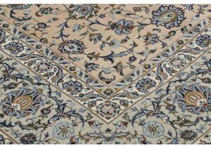 Tappeto Kashan Floreale Beige Blu 305x505 Cm