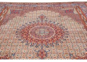 Tappeto Moud Medaglione Floreale Rosso Ruggine Blu Avio 256x304 Cm