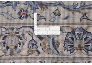 Tappeto Kashan Floreale Beige Blu 305x505 Cm