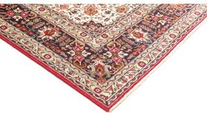 Tappeto Tabriz Stilizzato Rosso Blu Scuro 200x302 Cm