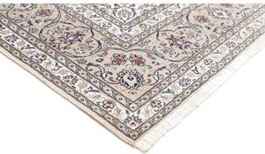 Tappeto Kashan Medaglione Floreale Avorio Tortora 250x365 Cm