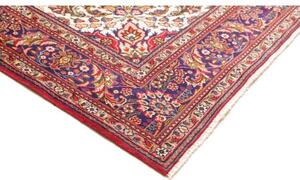 Tappeto Tabriz Medaglione Floreale Rosso Blu Scuro 248x350 Cm