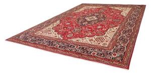 Tappeto Tabriz Medaglione Floreale Rosso Blu Scuro 300x400 Cm