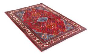 Tappeto Meymeh Stilizzato Rosso Azzurro 100x150 Cm