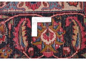 Tappeto Mashad Floreale Rosso Blu Scuro 302x402 Cm