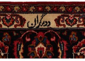 Tappeto Mashad Floreale Rosso Blu Scuro 302x402 Cm
