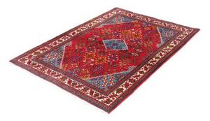 Tappeto Meymeh Stilizzato Rosso Azzurro 100x150 Cm