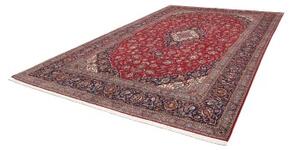 Tappeto Ardakan Medaglione Floreale Rosso Blu Scuro 265x403 Cm