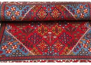Tappeto Meymeh Stilizzato Rosso Azzurro 100x150 Cm