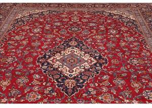 Tappeto Ardakan Medaglione Floreale Rosso Blu Scuro 265x403 Cm