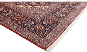 Tappeto Ardakan Medaglione Floreale Rosso Blu Scuro 265x403 Cm