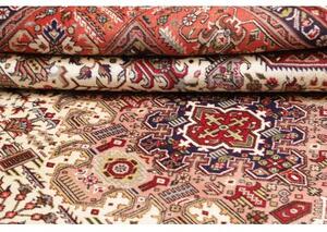 Tappeto Tabriz Stilizzato Avorio Rosso 252x346 Cm