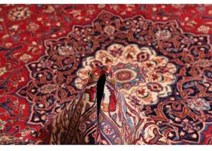 Tappeto Sarough Medaglione Floreale Rosso Blu Scuro 296x402 Cm