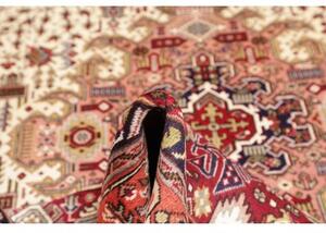 Tappeto Tabriz Stilizzato Avorio Rosso 252x346 Cm