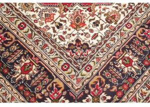 Tappeto Tabriz Stilizzato Rosso Blu Scuro 198x300 Cm
