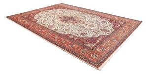 Tappeto Tabriz Stilizzato Avorio Rosso 252x346 Cm