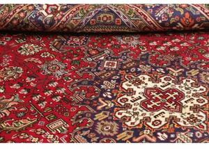 Tappeto Tabriz Stilizzato Rosso Blu Scuro 202x290 Cm