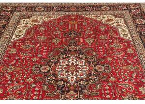 Tappeto Tabriz Stilizzato Rosso Blu Scuro 198x300 Cm