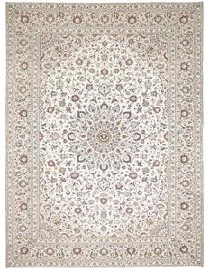 Tappeto Kashan Medaglione Floreale Avorio Blu Scuro 300x403 Cm